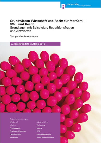 Grundwissen Wirtschaft und Recht für MarKom – VWL und Recht (E-Book)